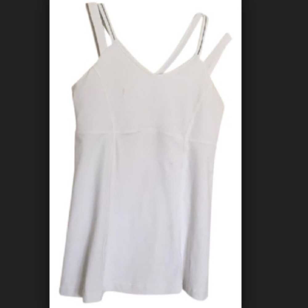 Lululemon white tank top size 4